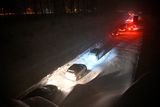 Thumbnail: Vehicles wait in line on a snow-covered road after a snowfall in Ekerod, near Hovi, Sweden, January 3, 2024.Johan Nilsson