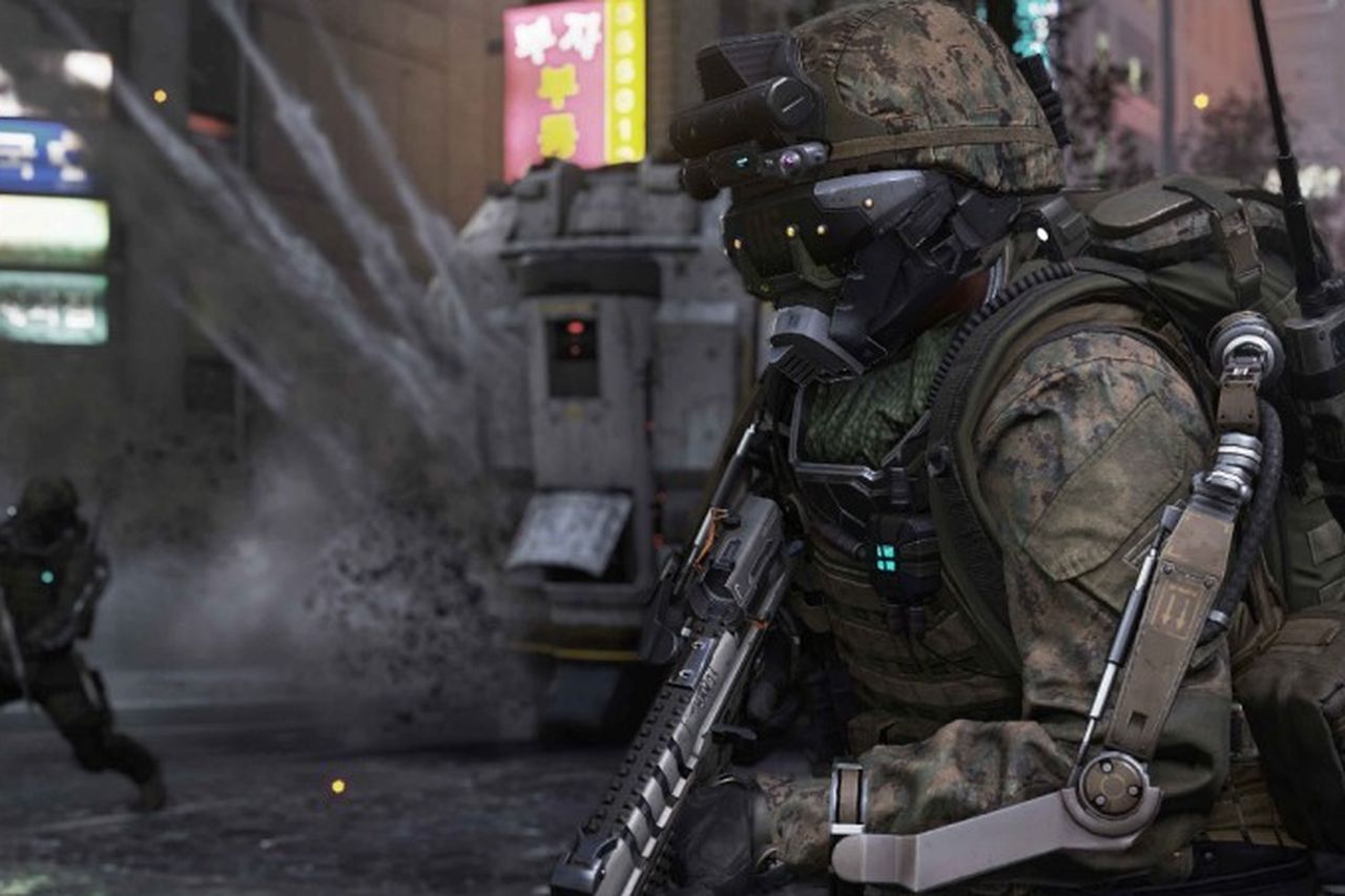 Call of Duty: Advanced Warfare exoskeleton and future tech go on display  in new trailer