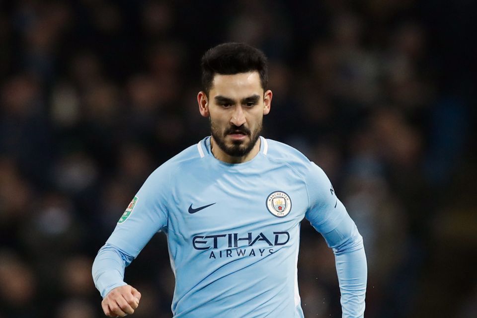 Ilkay Gundogan and Manchester City suffered a rare defeat at Liverpool on Sunday