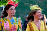 thumbnail: Heather Kerzner (right) during the wedding of Princess Eugenie to Jack Brooksbank at St George's Chapel in Windsor Castle