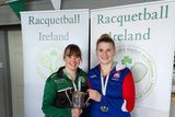 thumbnail: Arklow Racquetball Club's Antonia Neary and her playing partner Aisling Hickey of Rossmore who were crowned doubles winners in Kilkenny.  