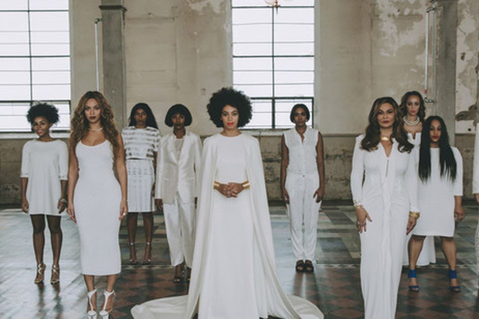 Solange white jumpsuit cheap