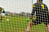 thumbnail: David Moran, Kerry, scores his side's second goal from a penalty