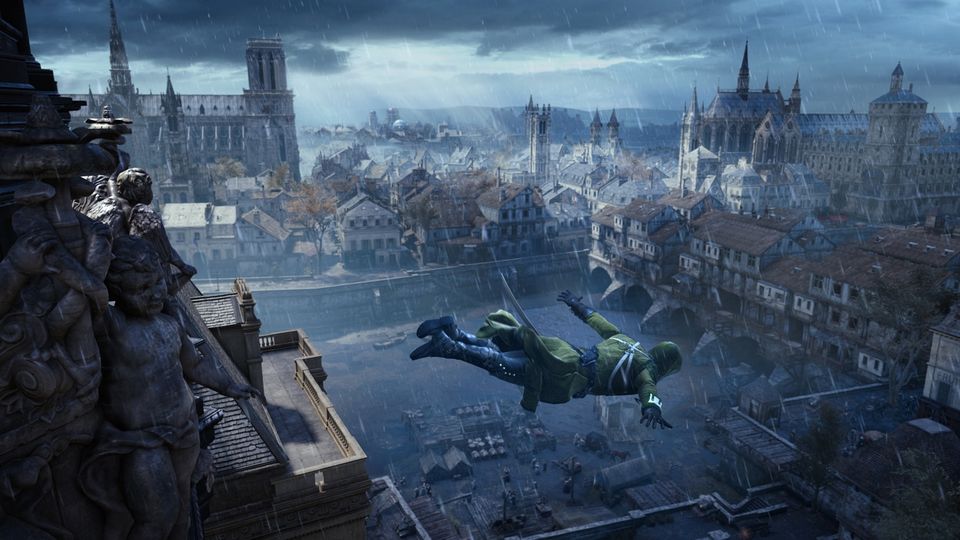 Assassin's Creed Unity - Leap of Faith at Hotel DeVille