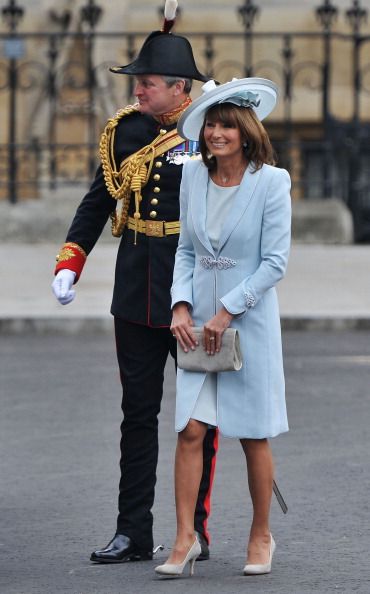 Carole Middleton at the royal wedding in 2011