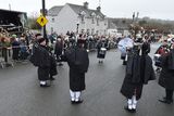 thumbnail: The Arklow Pipe Band perfroming in front of the grandstand during the St Patrick's Day parade in Coolgreany. Pic: Jim Campbell