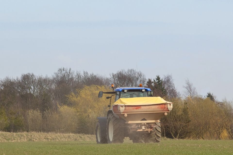 Fertiliser imported into Ireland last autumn was the highest in three years.
