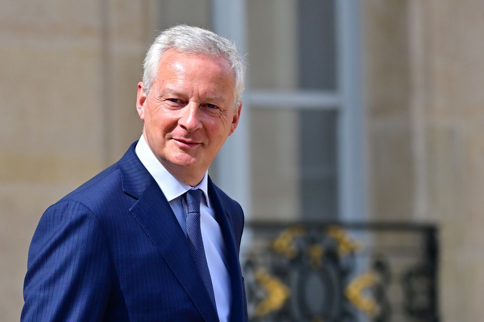 French Minister for the Economy and Finances Bruno Le Maire during the weekly cabinet meeting at the presidential Elysee Palace on August 23, 2023 in Paris, France. (Photo by Christian Liewig - Corbis/Getty Images)