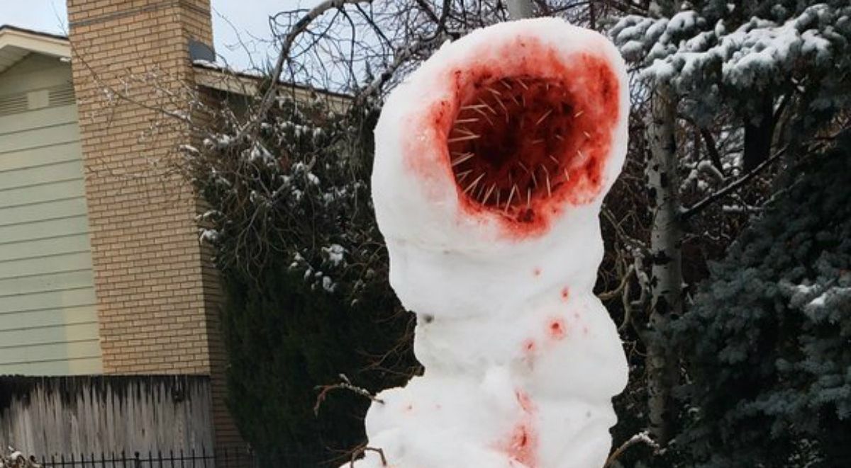 bloody snowman