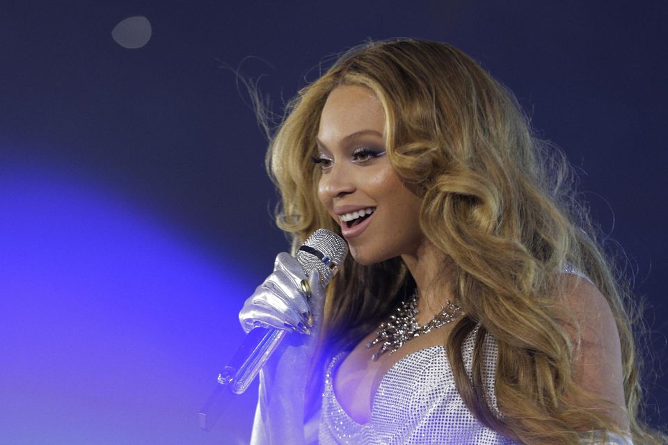 Beyonce performing at the Principality Stadium in Cardiff (Andrew White/Live Nation/PA)