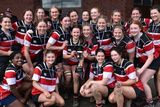 thumbnail: The Wicklow RFC side celebrate securing a superb treble of trophies from this season with victory over Tullow in the South East Cup.