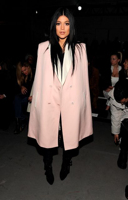 Kylie Jenner attends the 3.1 Phillip Lim fashion show at Skylight Clarkson SQ.