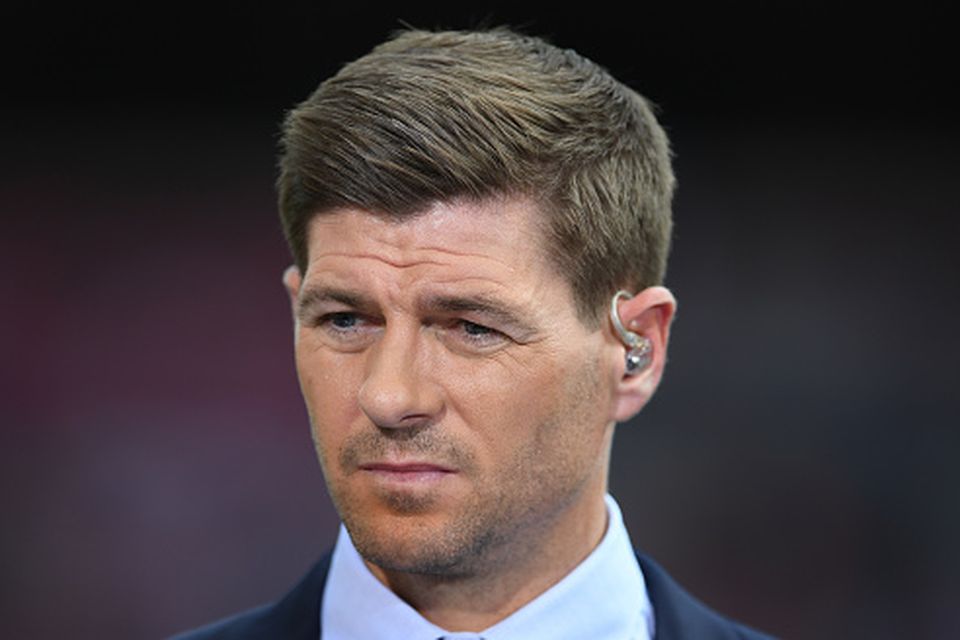 Steven Gerrard gave his views in his role as a BT Sport pundit (Photo by Laurence Griffiths/Getty Images)
