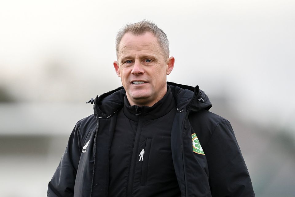 Ireland U-15 manager Jason Donohue