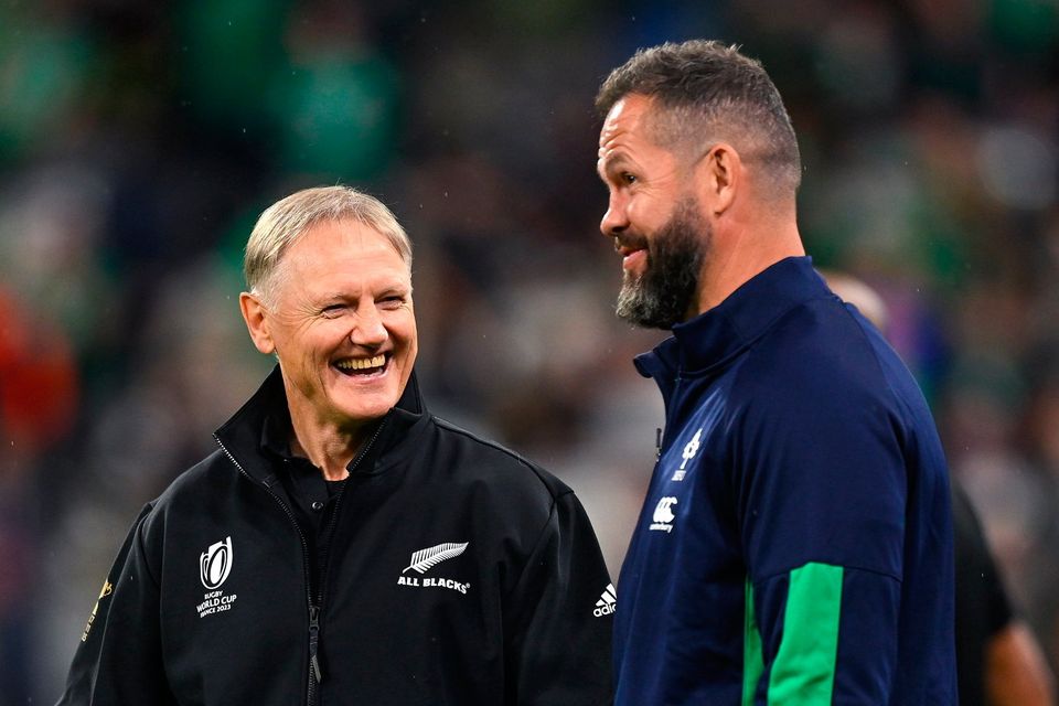 Joe Schmidt and Andy Farrell