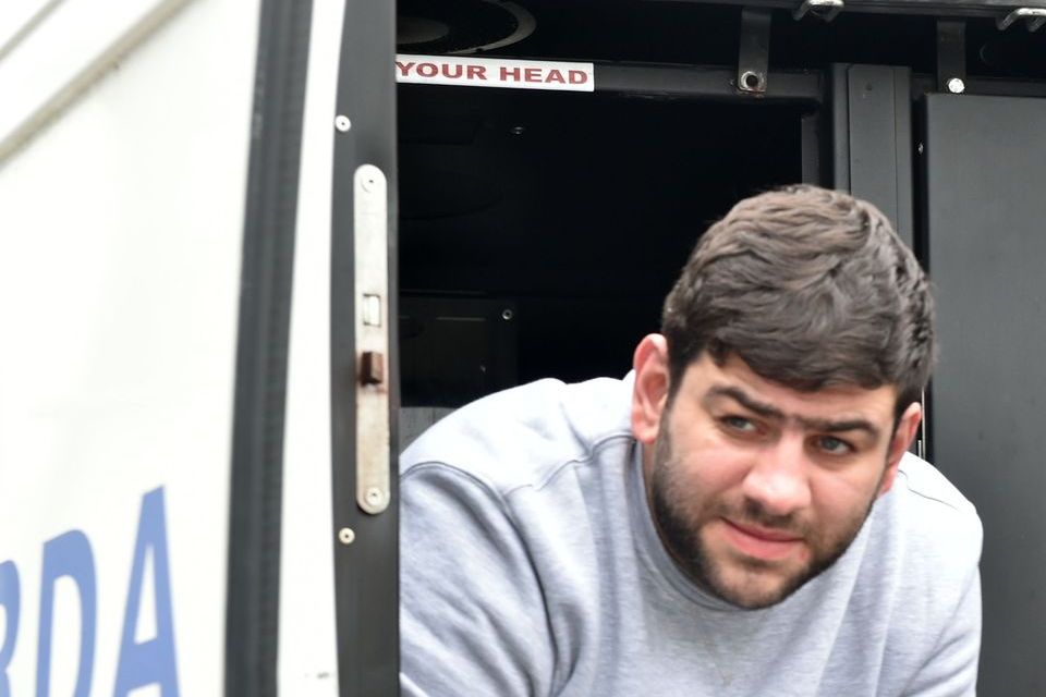 Aleksander Milic is brought to court after being charged Aleksander Milic is brought to court after being charged