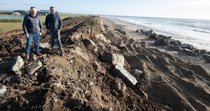 Wexford farmers fighting to keep sea at bay as minister commits to visiting area ravaged by coastal erosion