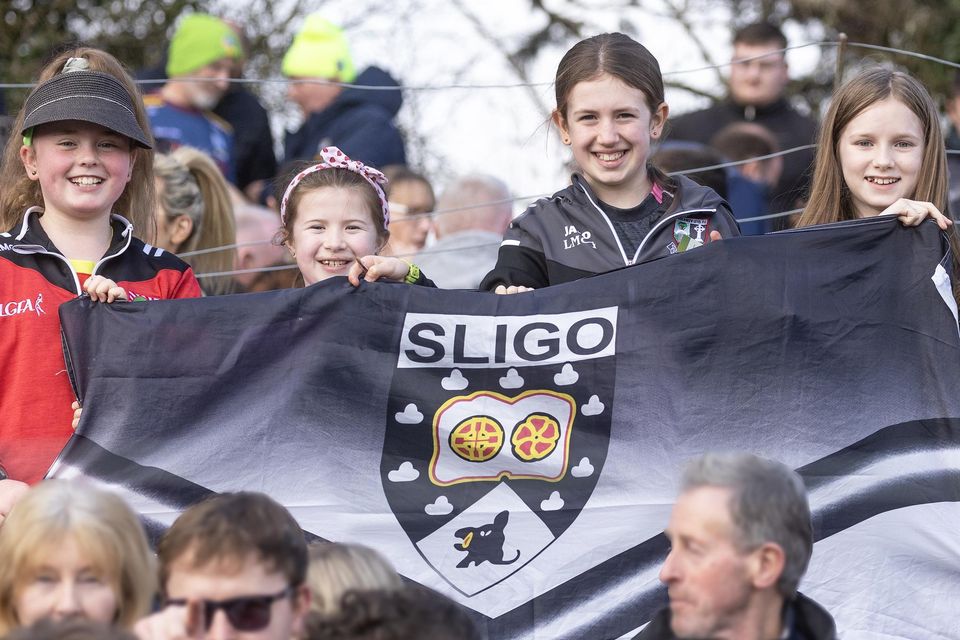 Sligo fans were out in force at the game. Pic: Donal Hackett.