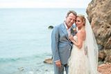 thumbnail: Leigh Arnold at her wedding to Steve Davies
