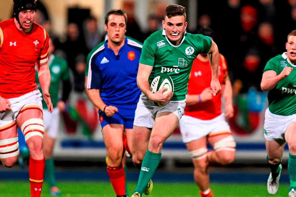 Ireland's Shane Daly against Wales at Donnybrook.  Picture credit: Ramsey Cardy / SPORTSFILE
