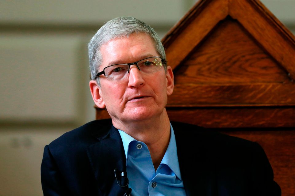 Apple chief executive Tim Cook. Photo: PA