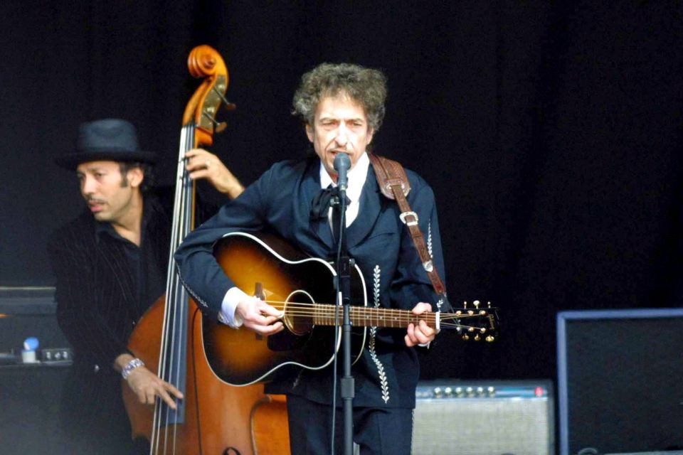 Bob Dylan playing Nowlan Park in Kilkenny. Photo: Dylan Vaughan.