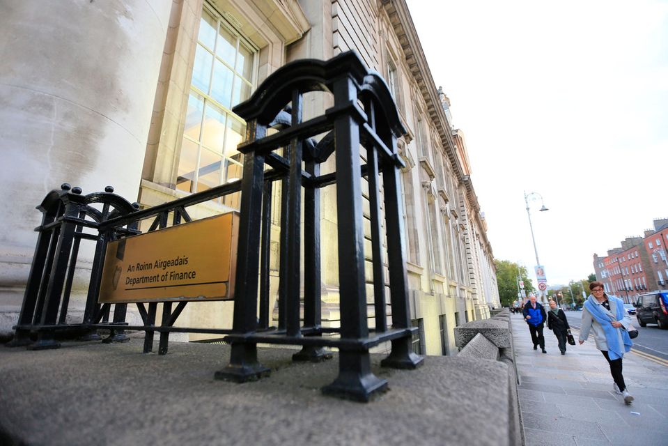 Department of Finance on Budget Day (Photo: Gerry Mooney)