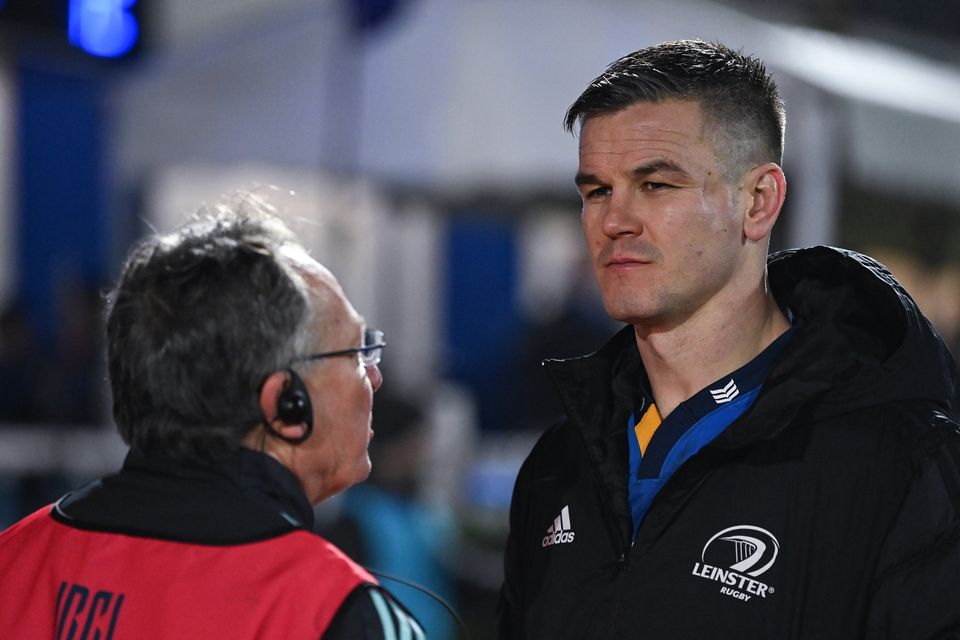 Johnny Sexton picked up a facial injury aganst Connacht on New Year's Day. Photo by Harry Murphy/Sportsfile