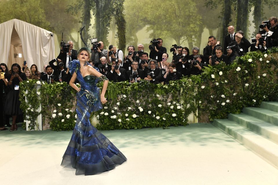 Zendaya attends the Costume Institute benefit gala at the Metropolitan Museum of Art (Evan Agostini/Invision/AP)