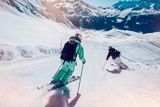 thumbnail: Even if you're not a veteran on the piste, you can drink in the stunning views around Valais, with the Matterhorn and Mont Blanc visible in the distance