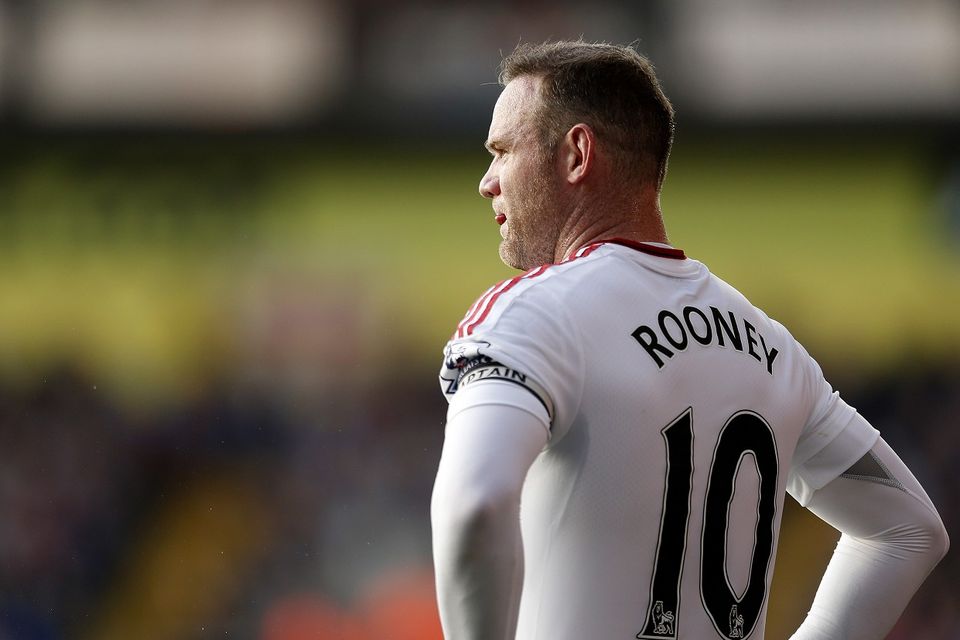 Manchester United captain Wayne Rooney was again disappointed