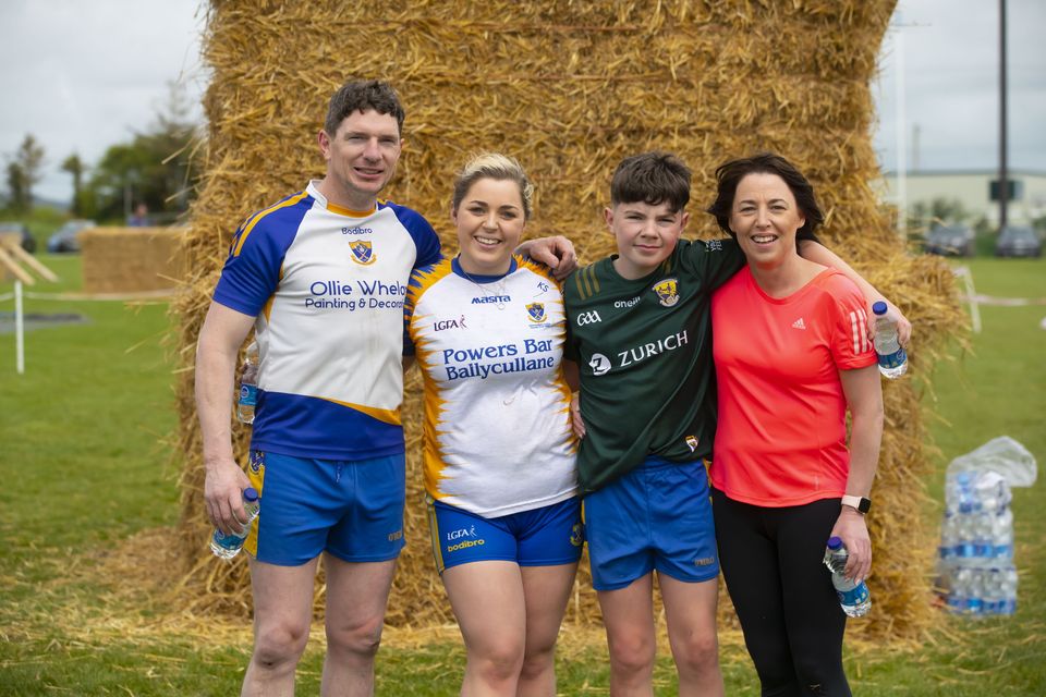 07/05/2023. Pictured at Gusserane Fittest Family are Cathal, Kerri, Charlie and Diane Somers. Photograph: Patrick Browne
