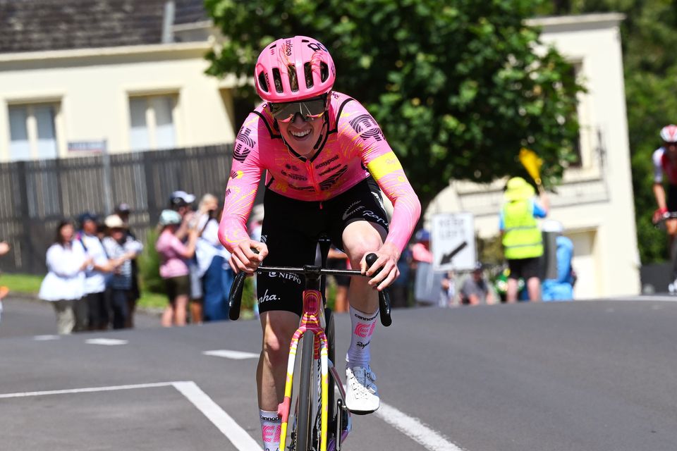 Archie Ryan has hit the ground running with WorldTour team EF Education-Easypost