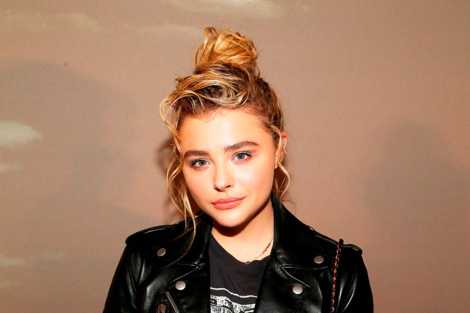 Chloe Grace Moretz shows off her legs in tiny short during New York trip