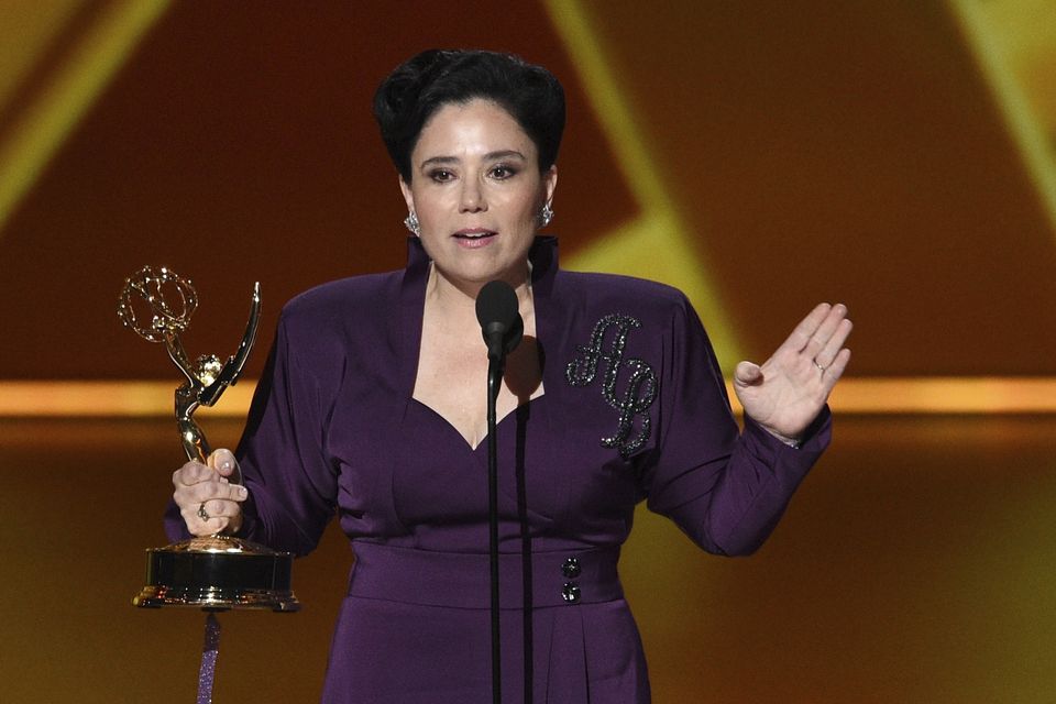The Marvelous Mrs Maisel star Alex Borstein dedicated her Emmy Award win to her Holocaust survivor grandmother (Chris Pizzello/Invision/AP)