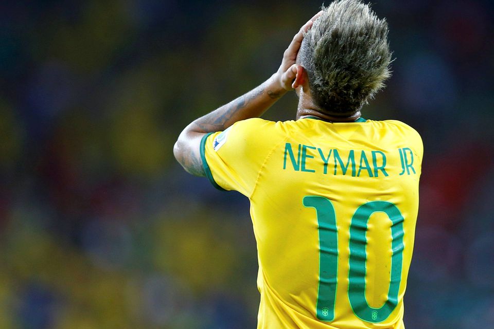 Children Football Jersey Brazil Home Filed No. 10 Neymar Jr Team