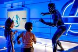 thumbnail: Meeting Black Panther at Marvel Super Hero Academy on the Disney Wish. PA Photo/Disney Cruise Line/Amy Smith.