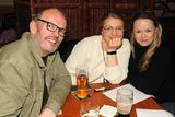 thumbnail: Michael Gallagher, Olga Harelik and Megan O'Brien attended the table quiz in aid of the Gorey Community School Theatre and Dininghall fund in the Loch Garman Arms Hotel on Wednesday evening. Pic: Jim Campbell