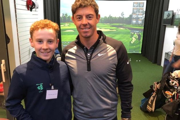 ‘I’m trying to beat him now’ – Teen Seán Keeling on chasing down his hero Rory McIlroy after making Irish Open cut