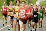 thumbnail: Anthony Mannix (Cork Track Club) leads the way to win the Mount Hillary AC Five Mile Race in Banteer. Picture John Tarrant