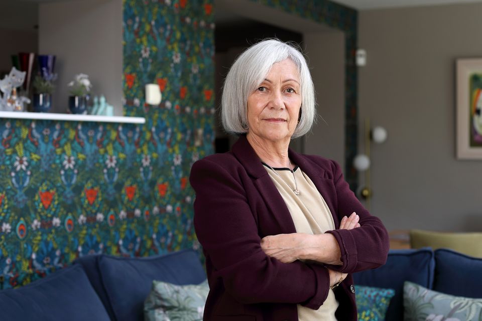 Novelist Sheila O Flanagan at her home in Clontarf. Photo: Frank McGrath