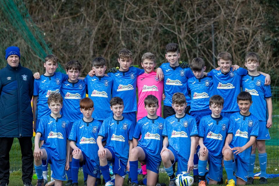 The U14 Killarney Athletic A team that played against Iveragh A team in the U14 Boys Cup game in Killarney on Saturday. Photo by Tatyana McGough