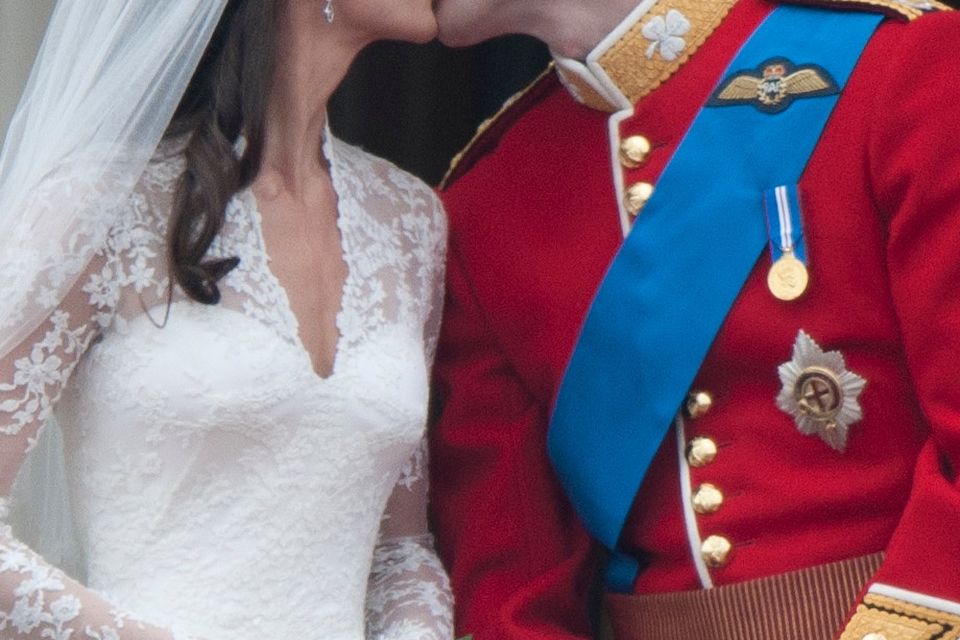 Prince William and Kate Middleton's wedding day in 2011