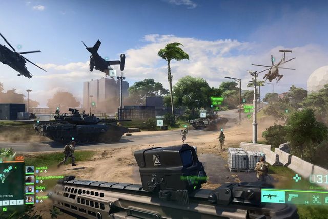 Here's pre-alpha gameplay of Battlefield 2042's massive multiplayer battles