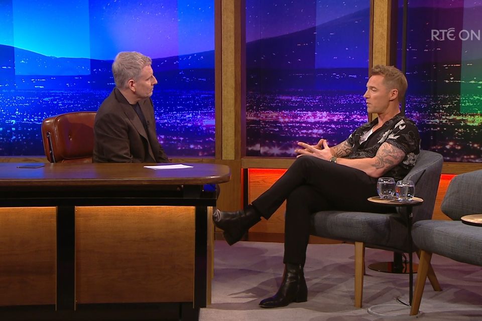 Ronan Keating on the Late Late Show
