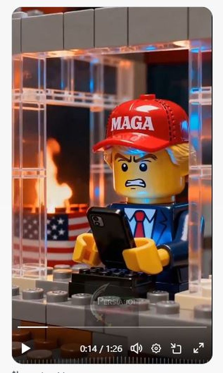 Memes, AI slop and financial advice – how Iran has taken Donald Trump on at his online game