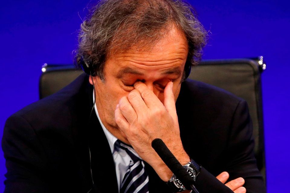 Michel Platini Photo:AP
