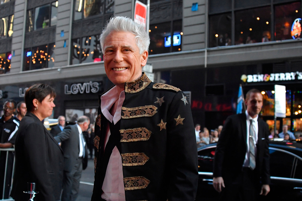 Adam Clayton arrives at the MusiCares MAP Fund Benefit Concert at the PlayStation Theater in New York. Picture: Getty