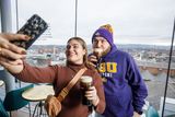 thumbnail: Sydnee Louque and John Patrick from Louisiana enjoying the Guinness Storehouse experience. Photo: Mark Condren