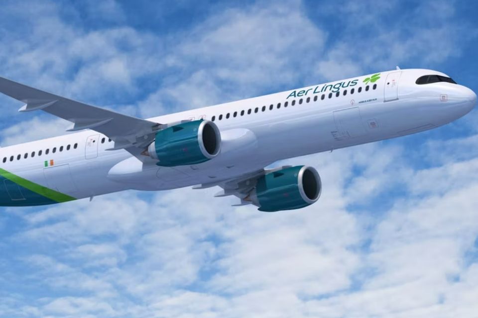 What the Airbus A321XLR jet will look like in Aer Lingus livery